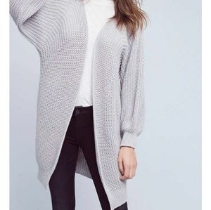 Anthropologie Balloon Sleeve Cardigan